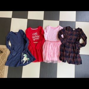 Target Cat & Jack Girls Dresses Bundle - Set of 4